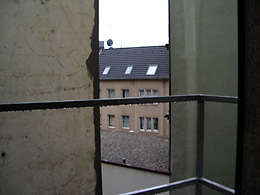 Blick aus dem Hotelfenster