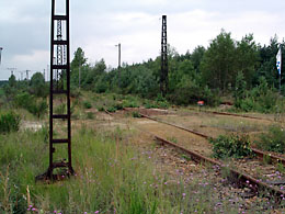 Braunkohlentagebau, Bahnanlagen