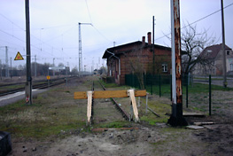 Abstellgleis, Bahnhof