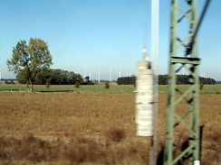 Windräder und Mast