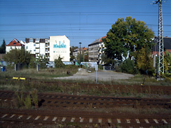 Einfahrt in die Stadt Frankfurt