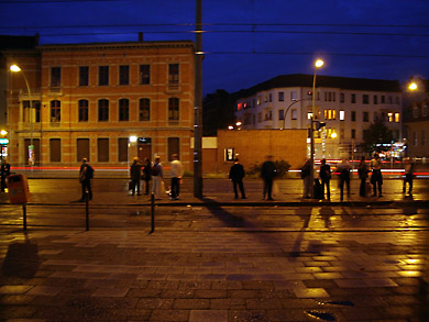 Straßenbahnhaltestelle am S-Bahnhof Schöneweide