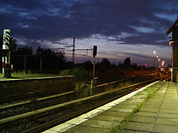 Bahnsteigende Richtung Norden des S-Bahnhof Schöneweide