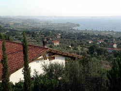 Blick von Norden auf den Bolsena-See